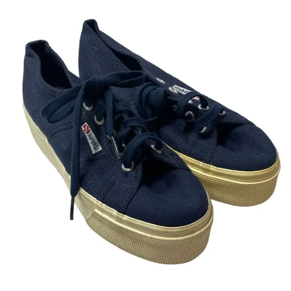 Superga 2790 Linea Up & Down Platform Sneakers Size 6